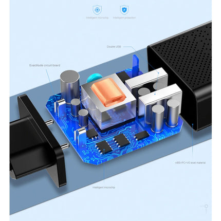 IQ Stekkerlader - 24W AC Thuislader Muur Oplader Adapter Wallcharger  Zwart