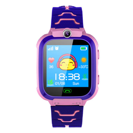 Smartwatch voor Kinderen met GPS Tracker Smartband Smartphone Horloge IPS iOS Android Roze