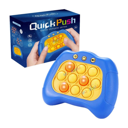 Pop It Spel Console - Fidget Toy Controller - Quick Push Anti Stress Motoriek Speelgoed Blauw