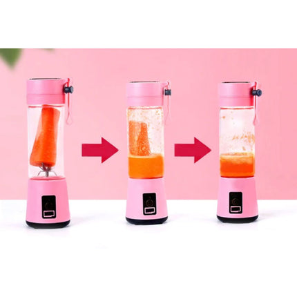 Draagbare Blender met 6 Freesmessen  - Portable Smoothie Maker Juicer Sapcentrifuge Groen