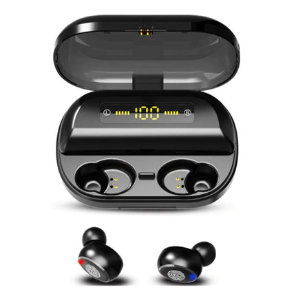 9D TWS Draadloze Smart Touch Control Oortjes Bluetooth 5.0 Ear Wireless Buds Earphones Earbuds 4000mAh Powerbank Oortelefoon Zwart