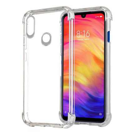 Xiaomi Redmi Note 7 Pro Transparant Bumper Hoesje - Clear Case Cover Silicone TPU Anti-Shock