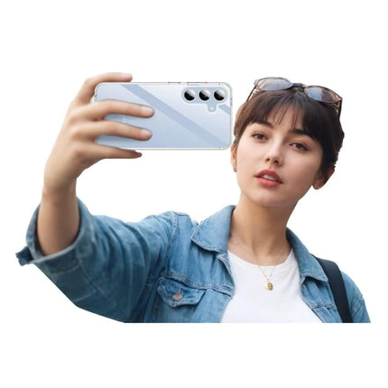 Samsung Galaxy A35 (5G) Full Body 360° Hoesje - Transparant TPU Silicone Case + PET Screenprotector