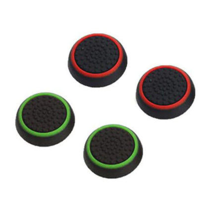4 Thumb Stick Grips voor PS3/PS4/Xbox 360/Xbox One Joystick - Antislip Controller Caps - Groen en Rood