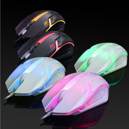 S1 Optische Gaming Muis Bedraad - Tweehandig en Ergonomisch met 1200 DPI - Wit