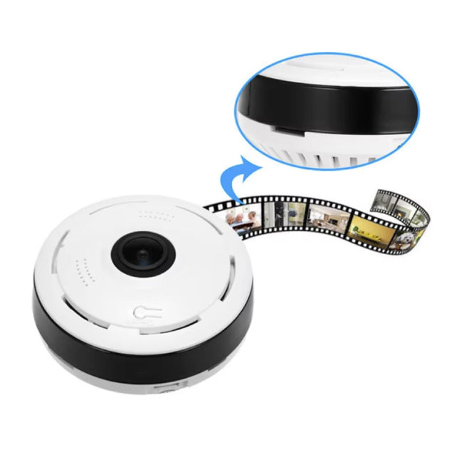 Mini Security Camera - Rookmelder HD 1080p Camcorder Motion Detection Night Vision - Wit 