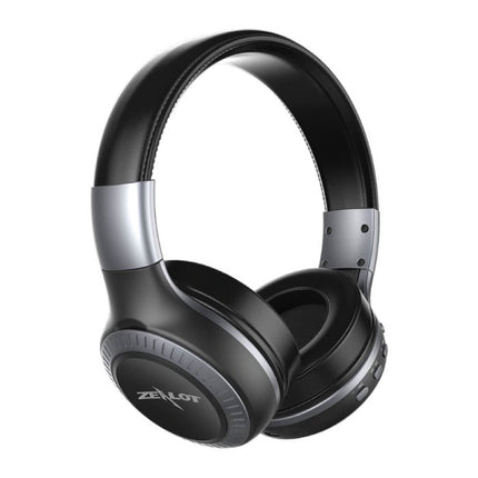 B19 Draadloze Koptelefoon met LED Display en FM Radio - Bluetooth 5.0 Wireless Headphones Stereo Studio Grijs
