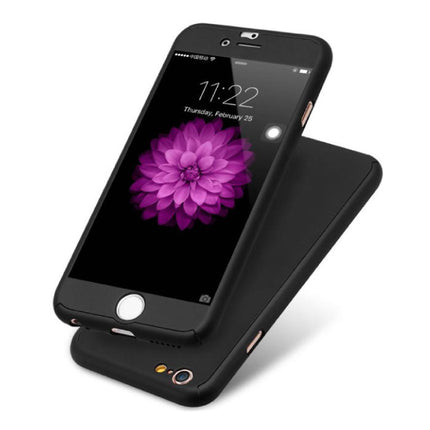 iPhone 12 Pro Max 360°  Full Cover - Full Body Case Hoesje + Screenprotector Zwart