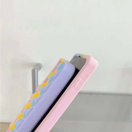 Samsung Galaxy A13 (5G) Pop It Hoesje - Silicone Bubble Toy Case Anti Stress Cover Regenboog