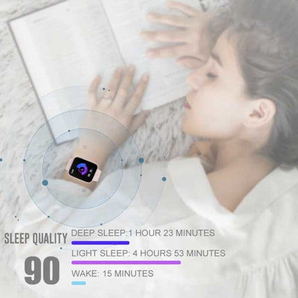 P8 SE Plus Smartwatch Smartband Smartphone Fitness Sport Activity Tracker Horloge IP68 iOS iPhone Android Siliconen Bandje Grijs