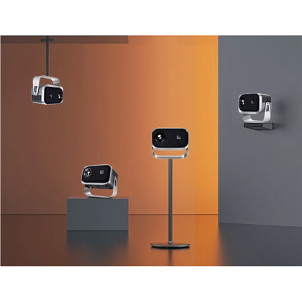 A003 Mini Projector - 5000 Lumen - Screen Mirroring Beamer Home Media Speler Zwart