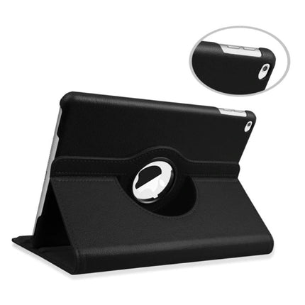 Leren Vouwbare Cover voor iPad Mini 3 - Multifunctioneel Hoesje Case Rood