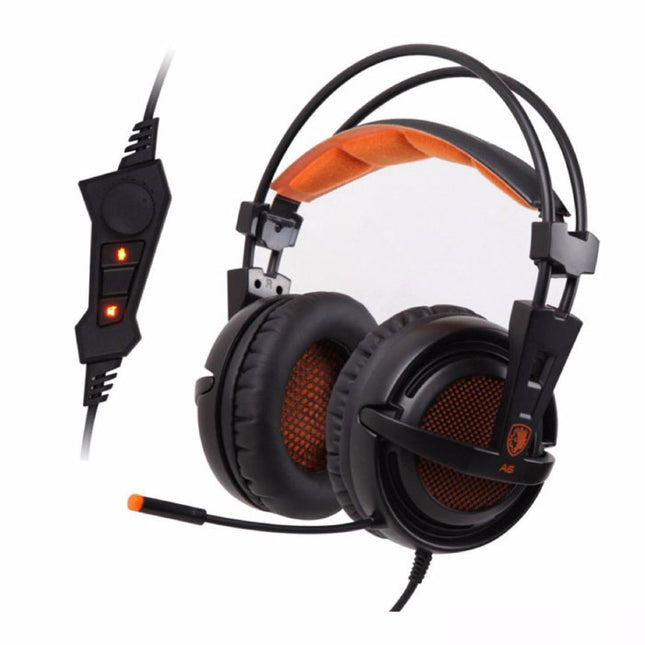  A6 Gaming Koptelefoon 7.1 Surround Headset Headphones met Microfoon 