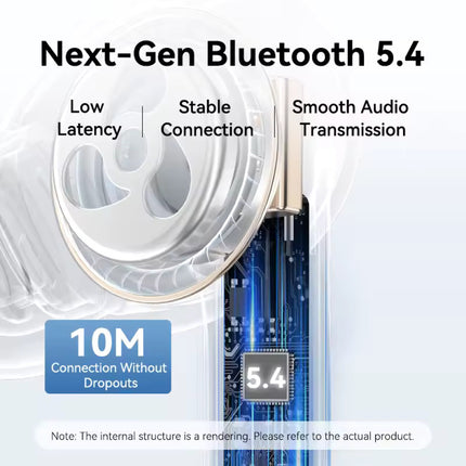 Echo Lite E11 Draadloze Oortjes - Bluetooth 5.4 - HiFi Oordopjes TWS Koptelefoon - Zwart