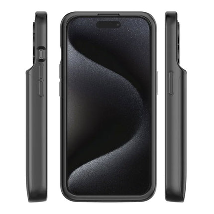 iPhone 15 Powercase 4800mAh - Powerbank Batterij Hoesje Oplader Zwart