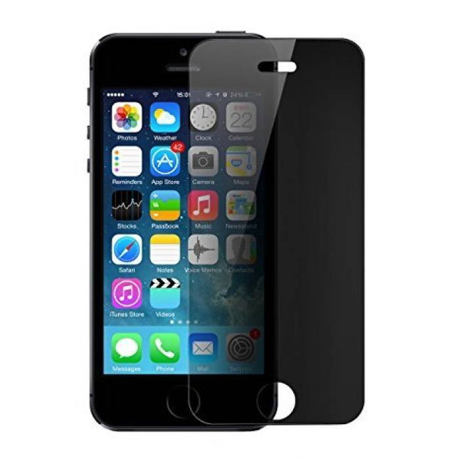 iPhone SE (2016) Privacy Screen Protector Tempered Glass Film Gehard Glas Glazen
