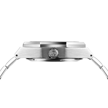 Mechanisch Roestvrij Staal Luxe Horloge voor Heren - Zakelijk Mode Polshorloge Zilver Wit