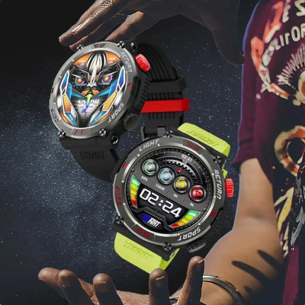 Zeus 5 Pro Smartwatch - Slaapmonitor Hartslag Zuurstof Sport Activity Tracker Waterdicht Rood