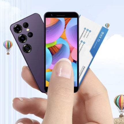 S24U Mini Smartphone - 2 GB RAM - 16 GB Opslag - Dual SIM - 2250mAh Batterij - Geel