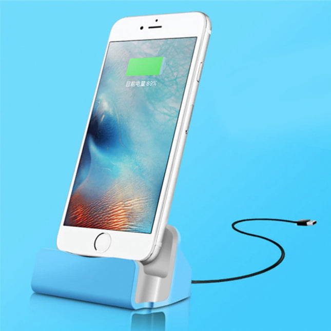 5W Oplader Standaard voor USB-C - Telefoon Houder Fast Charging Blauw