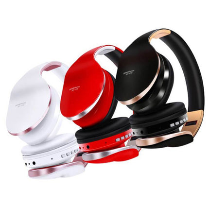 P18 Bluetooth Koptelefoon met Opbergtasje - Opvouwbaar Headset DJ Headphones Rood