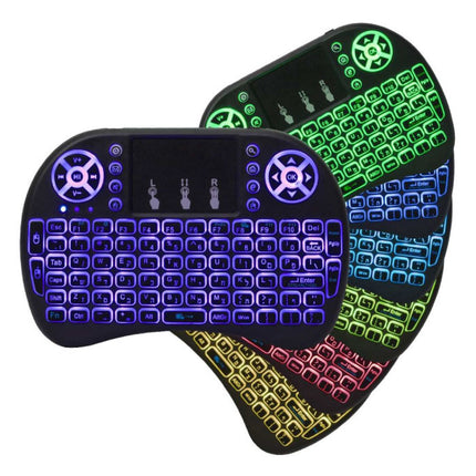H6 TV Box Mediaspeler 6K met Draadloos RGB Toetsenbord - Android Kodi - 2GB RAM - 16GB Opslagruimte