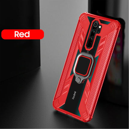 Xiaomi Redmi K20 Pro Hoesje - Magnetisch Shockproof Case Cover Cas TPU Rood + Kickstand