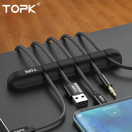 Zelfklevende Kabelclips - 3 Clips Kabelbinder Kabelklemmen Kabel Houder Organisatie Cable Organiser