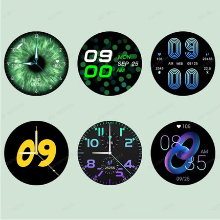 Smart Watch 6 - 1.44" Scherm - Sport Gezondheid Tracker Horloge Smartwatch - Silicoon Bandje - Roze