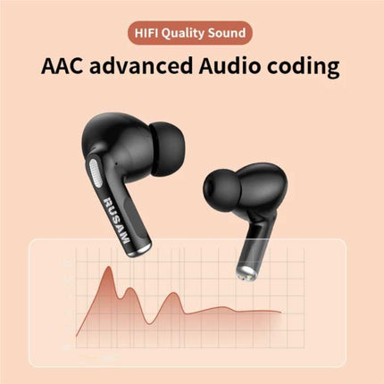 AR30 Draadloze Oortjes - Headset Oordopjes TWS Bluetooth 5.2 Earphones Earbuds Zwart