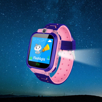 Smartwatch voor Kinderen met GPS Tracker Smartband Smartphone Horloge IPS iOS Android Roze