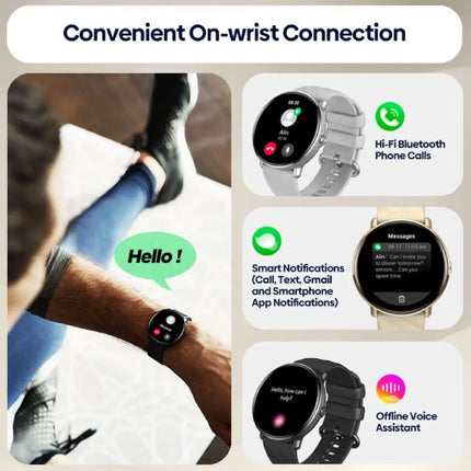 GTR 3 Pro Smartwatch - Smartband Sport Activity Tracker Horloge iOS Android - Zwart