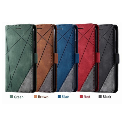 Xiaomi Mi A3 Lite Flip Case - Leren Portefeuille PU Leer Wallet Cover Cas Hoesje Blauw