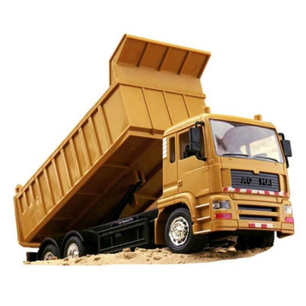 RC Vrachtwagen met Afstandsbediening - Bestuurbaar Speelgoed Machine Dump Wagen Radiografisch Metaallegering 