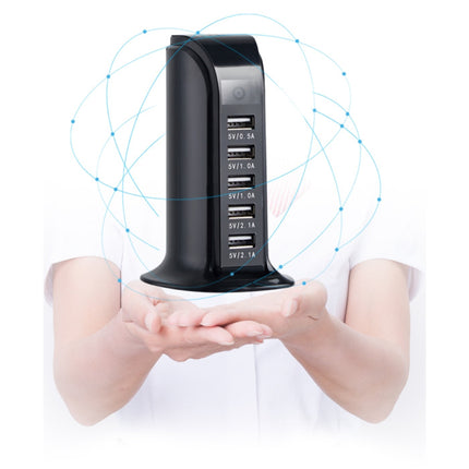 USB Laadstation Met Ingebouwde Beveiliging Camera 5-Port Muur Oplader Thuislader Stekkerlader