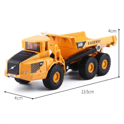 KAIDIWEI A400 Vrachtwagen Aanhangwagen Laadwagen - 1:87 Schaalmodel Die-Cast Dump Truck Vrachtwagen Speelgoed