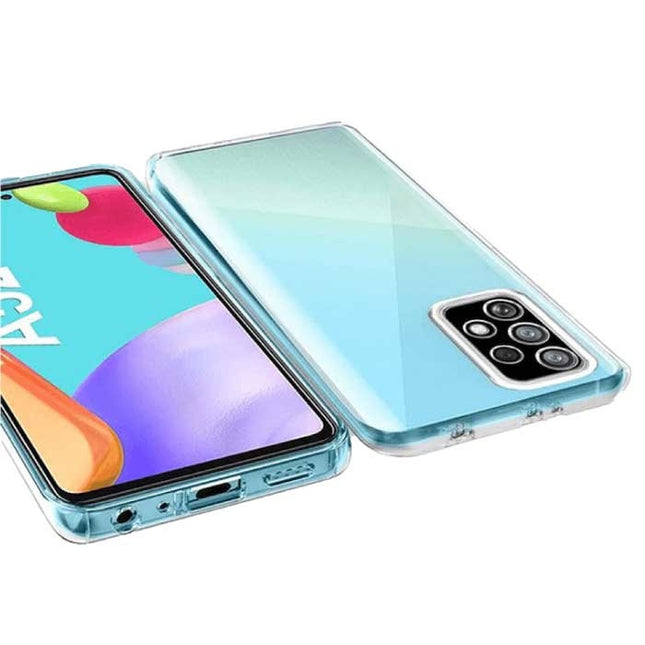 Samsung Galaxy A52S 5G Full Body 360° Hoesje - Volledige Bescherming Transparant TPU Silicone Case + PET Screenprotector