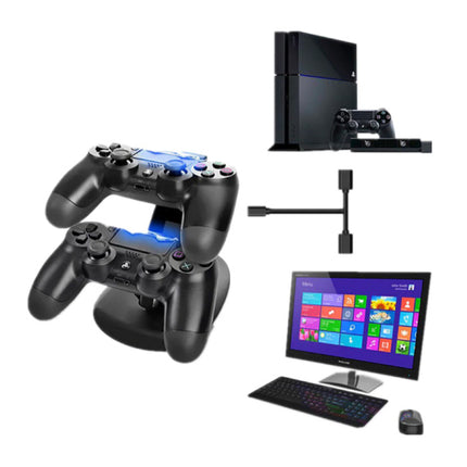 Oplaadstation voor PlayStation 4 Charging Dock Station voor Controller - Dual Laadstation Wit