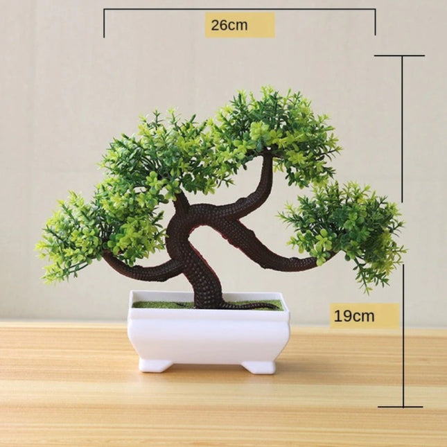 Kunst Bonsai Boom - Planten Nep Plant Plastic Decoratie Ornament