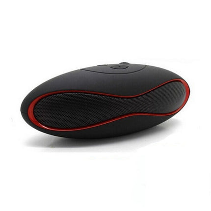 Mini X6 Rugby Wireless Draadloze Stereo Speaker Luidspreker Box Bluetooth 3.0 Zwart