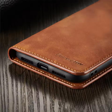 iPhone 16 Wallet Flip Case - Portefeuille Cover PU Leer Hoesje - Zwart