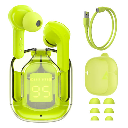 T6 Draadloze Oordopjes - Touch Control Oortjes TWS Bluetooth 5.0 Groen