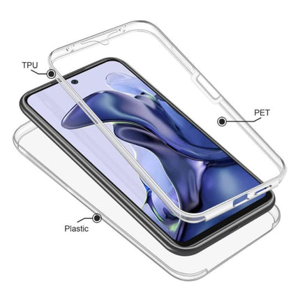 360° Hoesje voor Xiaomi Poco X7 - Transparant TPU Full Body Silicone Case + PET Screenprotector