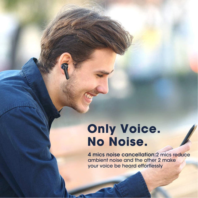 R22 Draadloze Oortjes - Touch Control Oordopjes TWS Bluetooth 5.1 Earphones Earbuds Oortelefoon Wit