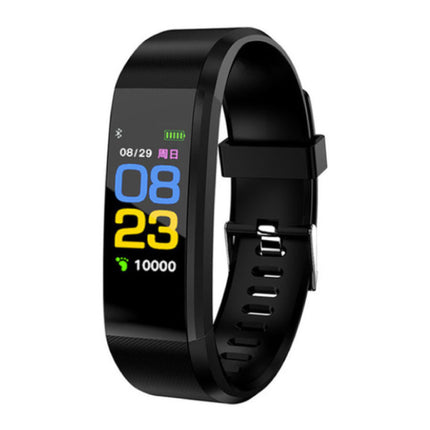 Originele ID115 Plus Smartband Fitness Sport Activity Tracker Smartwatch Smartphone Horloge iOS Android iPhone Samsung Huawei Zwart 