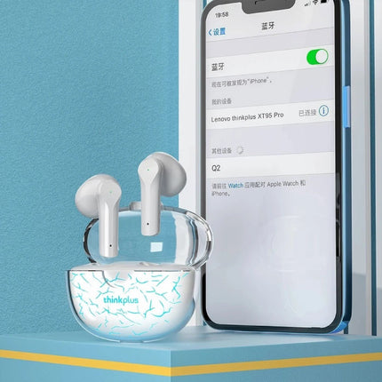 Thinkplus XT95 Pro Draadloze Oortjes - Bluetooth 5.1 Oordopjes 9D HiFi TWS AAC/SBC Wit