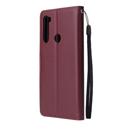 Xiaomi Redmi Note 4 Leren Flip Case Portefeuille - PU Leer Wallet Cover Cas Hoesje Bordeaux