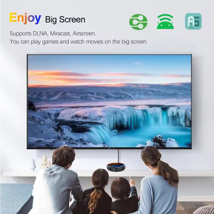 H1 TV Box Mediaspeler - Android 12.0 Kodi 8K - 4GB RAM - 64GB Opslagruimte
