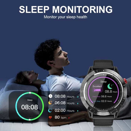 Comet Smartwatch - Slaapmonitor Fitness Sport Activity Tracker Smartphone Horloge iOS Android IP68 - Waterdicht iPhone Samsung Huawei Zilver