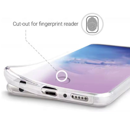 Samsung Galaxy S23 Plus Full Body 360° Hoesje - Transparant TPU Silicone Case + PET Screenprotector